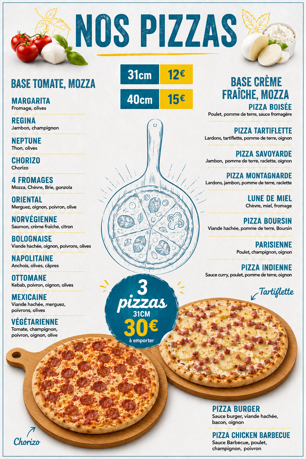 PIZZAS
